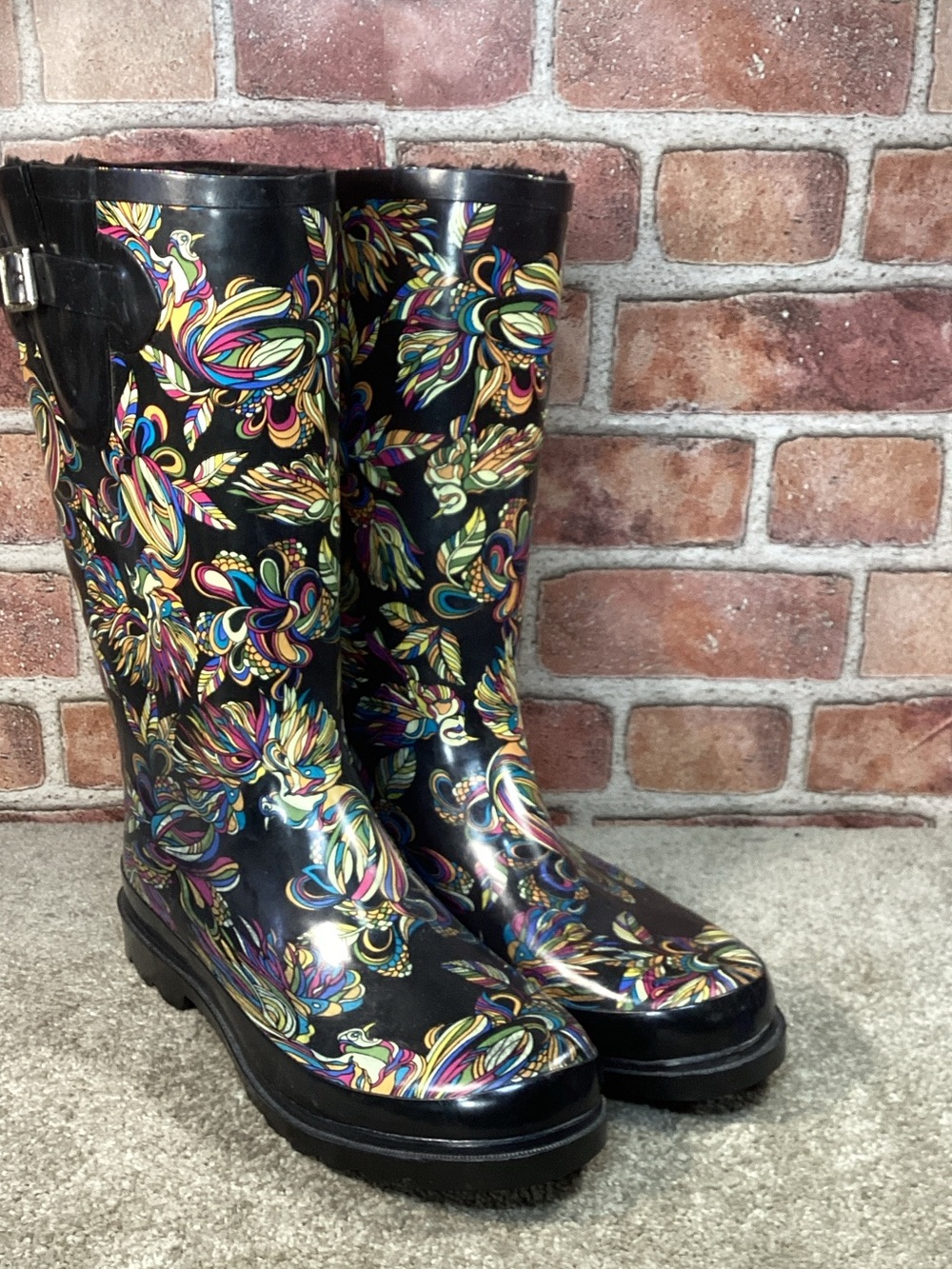 Sakroot Rhythm womens  Tall Rain Boots size 10